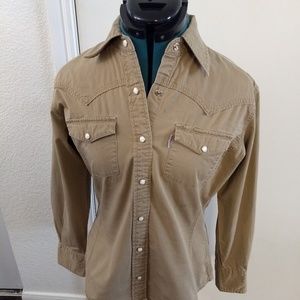 Carhartt Western Cowboy Pearl Snap Womens